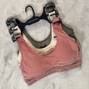 NWT Lucky Brand 3 Seamless Comfort Bras Size L